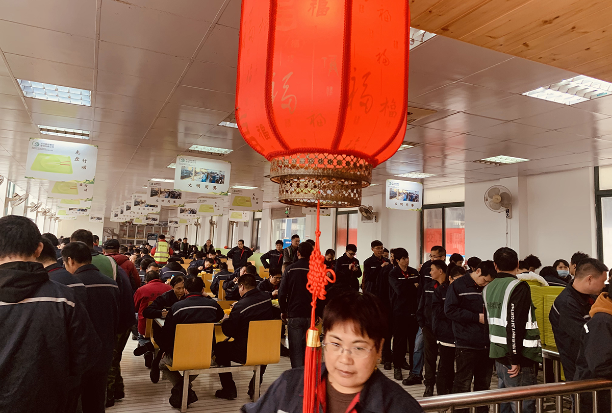 工廠食堂現場