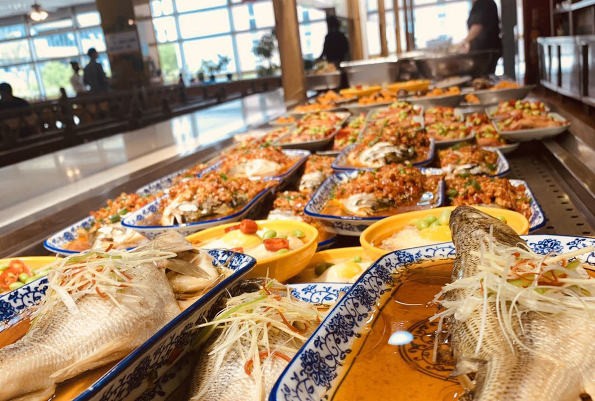 工廠食堂現場